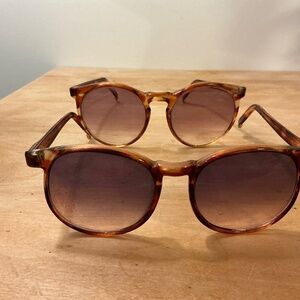 Foster Grant Tortoiseshell Frame Sunglasses with Brown Gradient Lenses
